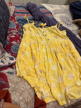 Billabong Yellow Floral Sundress